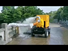 Camión de bombeo diesel de gran capacidad para socorro de desastres naturales y tratamiento de aguas residuales